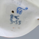 Ukrán, Polonne porcelán figura, kopásokkal, jelzett, m: 16,5 cm - Image 2