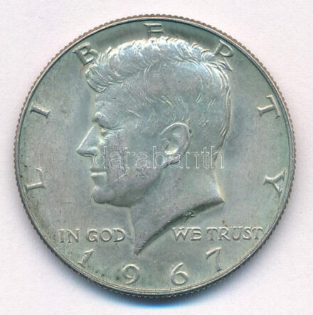 Amerikai Egyesült Államok 1967. 1/2$ Ag 'Kennedy' T:XF patina USA 1967. 1/2 Dollar Ag 'Kennedy' C:XF patina Krause KM#202a