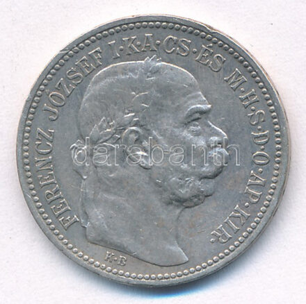 1915KB 1K Ag 'Ferenc József' T:XF,VF patina Adamo K5.1