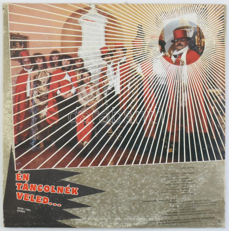 Bergendy Én táncolnék veled 1984 Hungaroton LP vinyl borító kopott