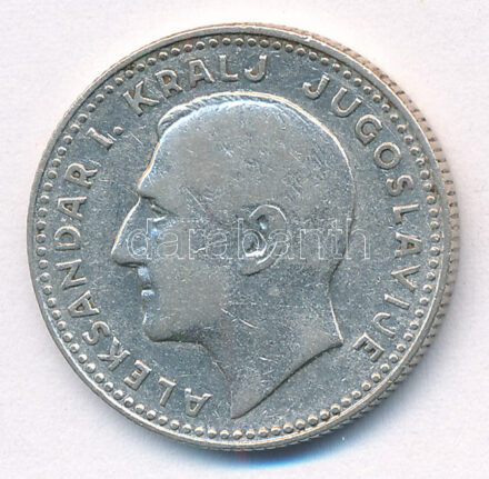 Jugoszlávia 1931. 10D Ag 'I. Sándor' T:XF,VF Yugoslavia 1931. 10 Dinara Ag 'Alexander I' C:XF,VF Krause KM#10