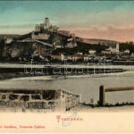 Trencsén, Trencín; vár. Wertheim Zsigmond kiadása / Trenciansky hrad / castle (fl)
