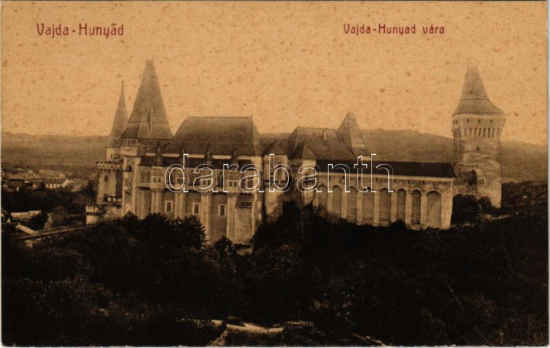Vajdahunyad, Hunedoara; Vajda-Hunyad vára. W.L. (?) No. 477. / castle