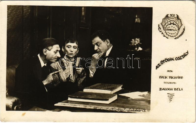 Ujváry L. - Kürthy - Latabár A. 'Az ötödik osztály' írta Falk Richárd, rendezte Balogh Béla. Starfilm City Fotoipar photo (fl)