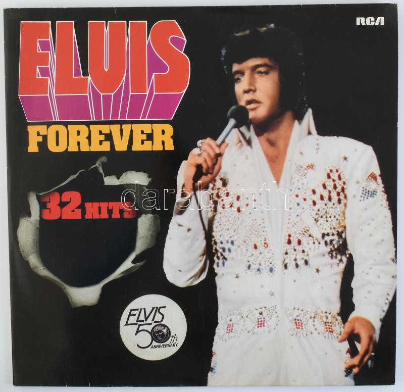Elvis Presley Forever 32 hits double LP vinyl, 1982, RCA Germany, minimális kopás a tokon