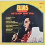 Elvis Presley Hits of the 70's LP vinyl, Yugoton, kis kopás a tokon