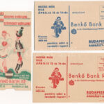 cca 1936 Benkő bank szerencse szám sorsoló mechanikus lap + reklám nyomtatványok - Image 2