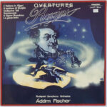 Rossini Overtures. Fischer Ádám. LP vinyl. Hungaroton 1978. Tok a ragasztásnál elvált