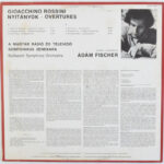 Rossini Overtures. Fischer Ádám. LP vinyl. Hungaroton 1978. Tok a ragasztásnál elvált - Image 2