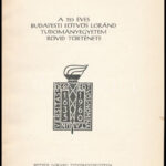 A 325 éves budapesti Eötvös Lóránd Tudományegyetem rövid története. Bp., 1960. ELTE 64 p. Kiadói papírborítóval. - Image 2