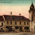 1914 Sárvár, Római katolikus templom, Róth János, Löwinger Ignác és Schwarz Sámuel. Hesz Alfréd kiadása