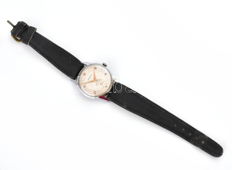 Marvin kézi felhúzós karóra. Szép számlappal, működik, bőr szíjjal d: 32 mm - Image 2