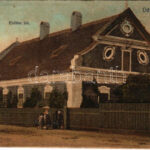 1909 Káld (Sárvár), erdész lak (Káldy kastély). Divald Károly fia (ázott / wet damage)