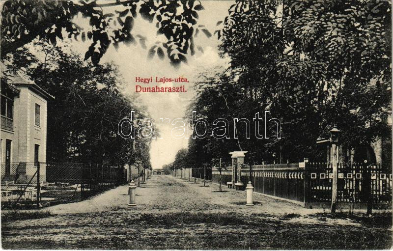1913 Dunaharaszti, Hegyi Lajos utca