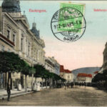 1912 Esztergom, Széchenyi tér. Grószner B. kiadása, TCV card