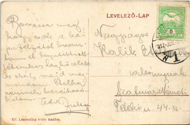 1912 Nyíregyháza, Luther utca, templom (EK) - Image 2