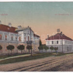 Felsőőr, Oberwart; M. kir. járásbíróság és postahivatal. Miklós Sándor kiadása / county court and post office / Bezirksgericht und Postamt (fa)