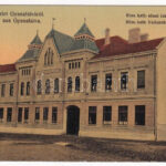 Gyanafalva, Jennersdorf; Római katolikus elemi iskola. Wurditsch Pál kiadása / Volksschule / school