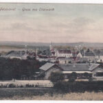 1909 Felsőőr, Oberwart; vasútállomás. Josef Strobl kiadása / Bahnhof / railway station