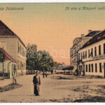 Felsőőr, Oberwart; Fő utca, Központi szálloda. Fleck János kiadása / Hauptstrasse, Hotel / main street and hotel