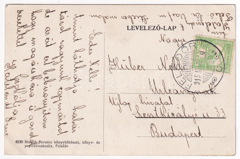 1915 Felsőőr, Oberwart; Református templom. Stehlik Ferenc kiadása / Kirche / church - Image 2