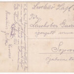 1918 Rohonc, Rechnitz; Római katolikus fiú iskola, Fő tér / Jungenschule, Hauptplatz / boy school, main square (vágott / cut) - Image 2