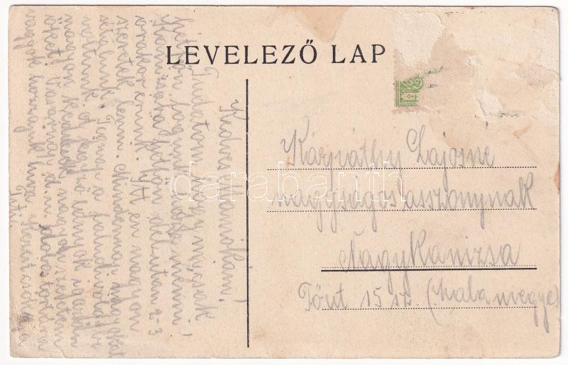 Rohonc, Rechnitz; Villa részlet. Stelczer A. kiadása / Villen Partie (Rb) - Image 2