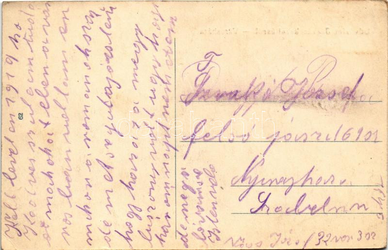 1919 Jászárokszállás, Városháza, tér, gyógyszertár (EK) - Image 2