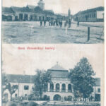 Zsibó, Jibou; Piac, Báró Wesselényi kastély, Róth Márkusz üzlete / square, shop, castle (r)
