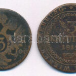 1800. 3kr Cu 'I. Ferenc' + 1812B 3kr Cu 'I. Ferenc' Körmöcbánya T:VF,F patina - Image 2