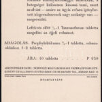 Taumasthman tabletta asztmás betegeknek reklámlap - Image 2