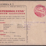 1950 Enterosolyens gyomorpanaszok ellen, Medichemia Rt. reklámlap - Image 2