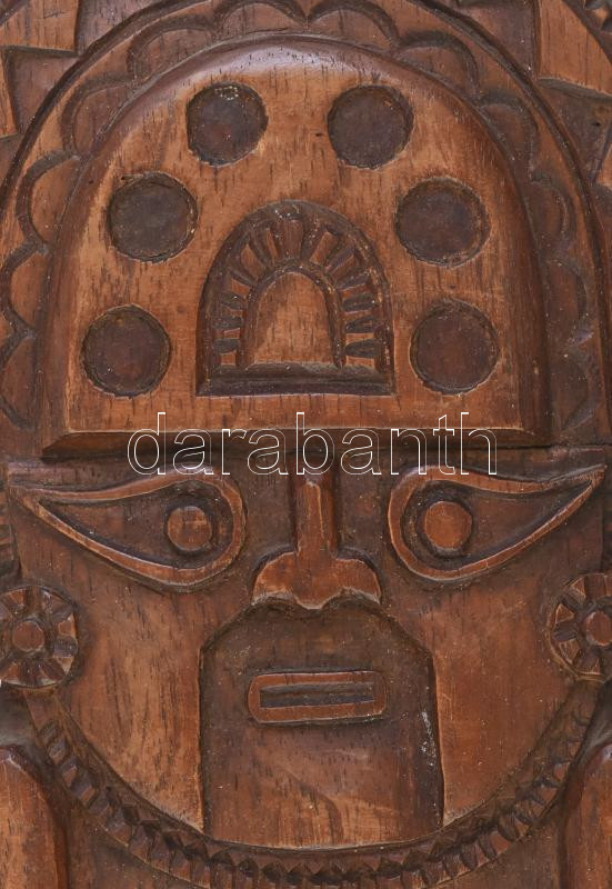 Nayland fali maszk, inka áldozati kés fali dísz. 52 cm - Image 2