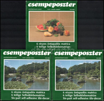 3 csomag csempe poszter