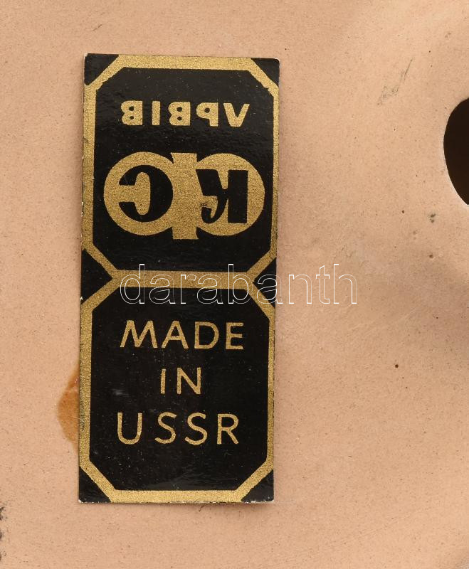Szovjetunió, 1970 körül, folklór kerámia dísztányér, muzsikusok, jelzett: KC Abbib etikettel. Hibátlan, d: 36 cm - Image 4