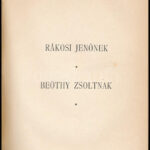 Silberstein Ötvös Adolf: Dramaturgiai dolgozatok I. köt. Társadalmi arcképek - magyar esztétika. Szerelem és vallásosság. Bp., 1894., Wiener Izidor, 8+183+1 p. Kiadói szecessziós, aranyozott, festett egészvászon-kötés, - Image 2