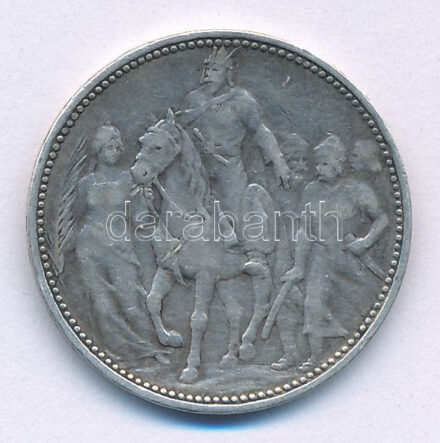 1896KB 1K Ag 'Millennium' T:VF Adamo K5.2