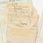 cca 1898-1940 Strausz Tibor izraeli orvos irat hagyatéka, Iskolai bizonyítványok, anyakönyvi kivonatok, érettségi, stb - Image 4