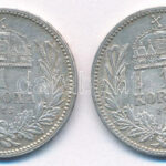 1915KB 1K Ag 'Ferenc József' (2x) T:AU,XF patina Adamo K5.1 - Image 2