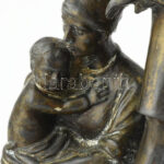Paul Dubois (Aywaille 1859 - Uccle 1938): d'Alfred Defuisseaux. Ón, kopásokkal, jelzés nélkül, m: 29,5 cm - Image 3