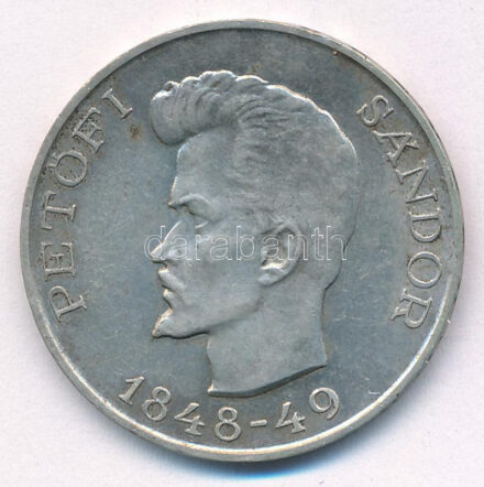 1948. 5Ft Ag 'Petőfi' T:AU patina Adamo EM1