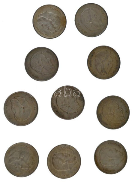 1947. 5Ft Ag 'Kossuth' (10x) T:AU-VF közte patina, karc, ph Adamo F8.1