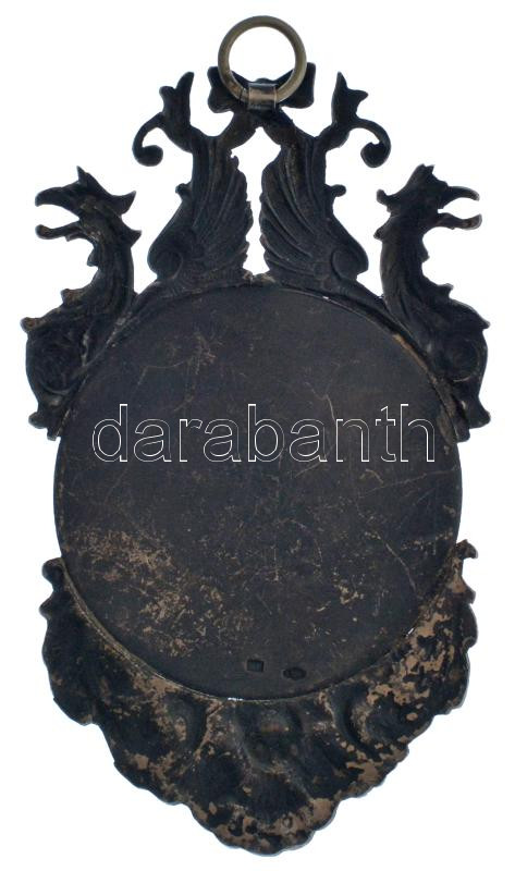 1938. 'A Magyar Kerékpáros Szövetség Érme Szent István évében' kétoldalas, jelzett Ag díjérem díszítménnyel, 'HP' gyártói jelzéssel (28,59g/0.835/75x45mm) T:XF patina / Hungary 1938. 'Medal of the Hungarian Cycling Association in - Image 2