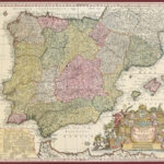 Novissima et accuratissima Hispaniae et Portugalliae.. Seutter, George Matthaeus (1678 - 1757), cca 1740. színezett rézmetszetű térkép. Paszpartuban / Colored copper plate map of Portugal and Spain in paspartu. 550x490 mm - Image 2