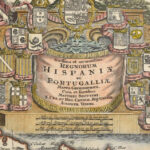 Novissima et accuratissima Hispaniae et Portugalliae.. Seutter, George Matthaeus (1678 - 1757), cca 1740. színezett rézmetszetű térkép. Paszpartuban / Colored copper plate map of Portugal and Spain in paspartu. 550x490 mm - Image 3