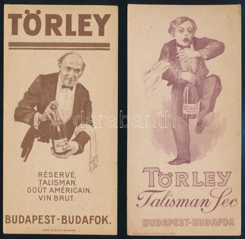 Törley számolócédula, 2 db