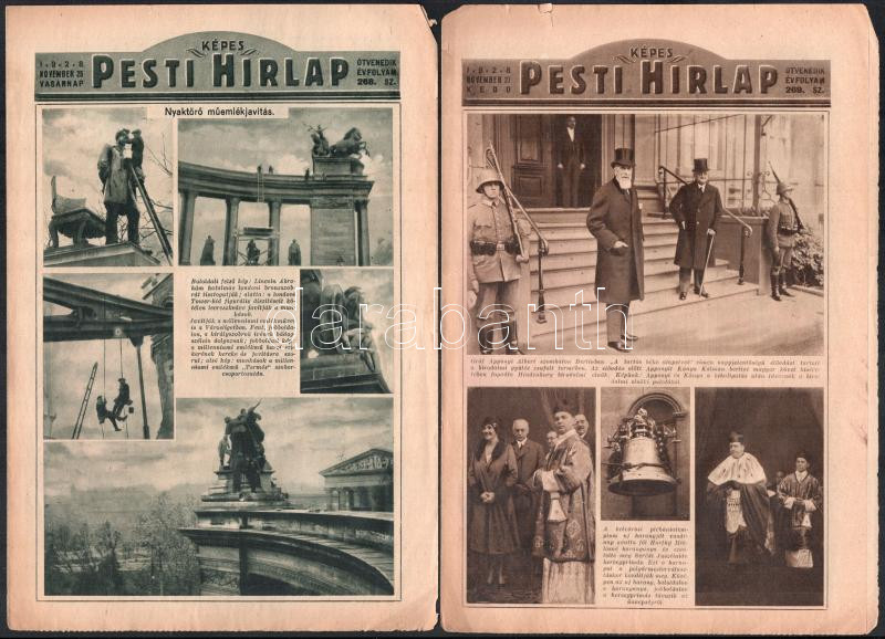 cca 1928-1931 A Képes Pesti Hírlap 13 db száma - Image 4
