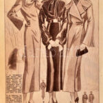 1935-1944 Párisi divat c. magazin 13 db száma, vegyes állapotban - Image 2