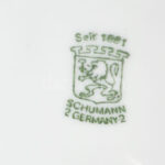 Schumann bőségszarút ábrázoló porcelán tálka. Matricás, jelzett, hibátlan 14x14 cm - Image 2