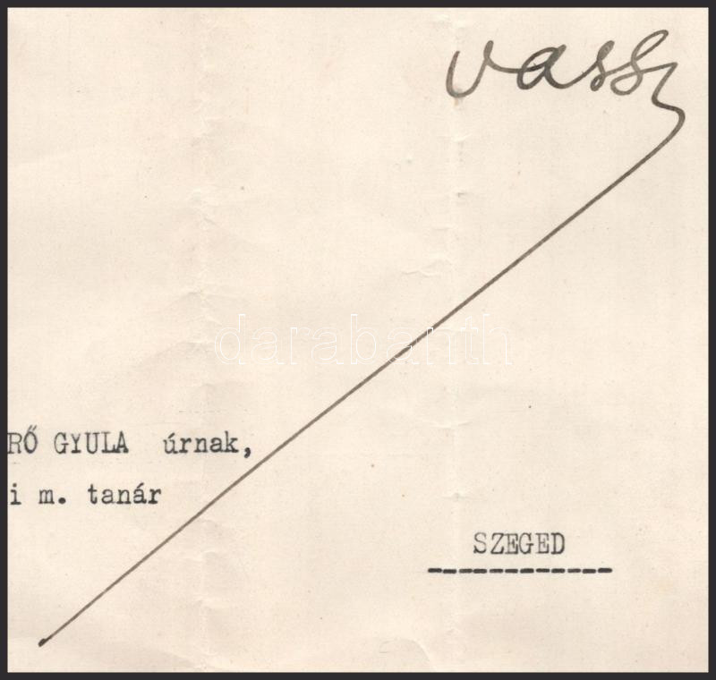 1927 dr. Nyírő Gyula (18951966) orvos, elme-ideggyógyász, egyetemi tanár, az orvostudományok kandidátusa. kinevezés elmegyógyintézeti főorvossá Vass József munkaügyi miniszter aláírással - Image 2